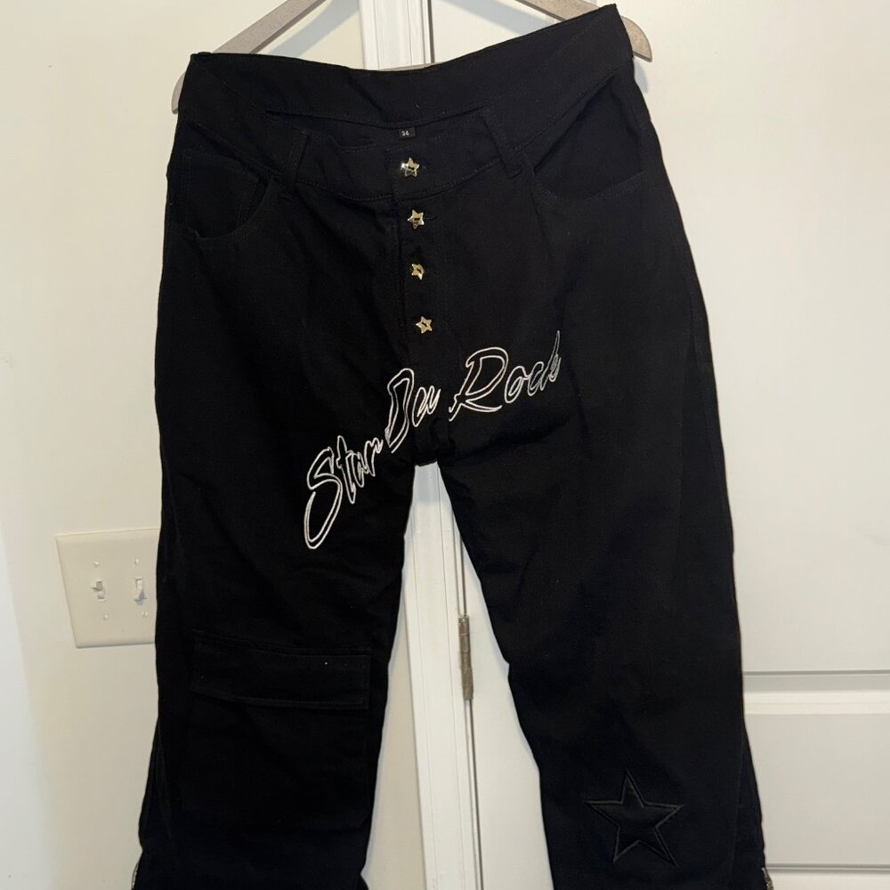 Oversized Baggy Fit Thick Denim Jean Men's Size 34